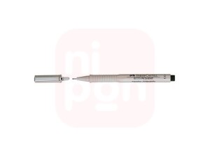 Caneta Naquim Ecco Pigment 0.5mm Preta - Faber-Castell