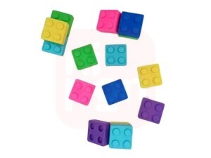 Borracha Bloco Cores Sortidas