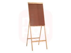 Cavalete Porta Bloco Mogno 1,80