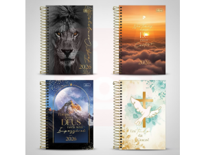 Agenda Espiral Louvor 2026 M6 - Tilibra 